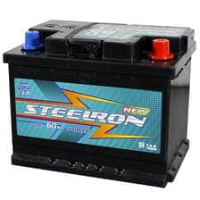 АКБ-6СТ-60 (500A) п/п Steelron Беларусь 242х175х190 (обслуж)